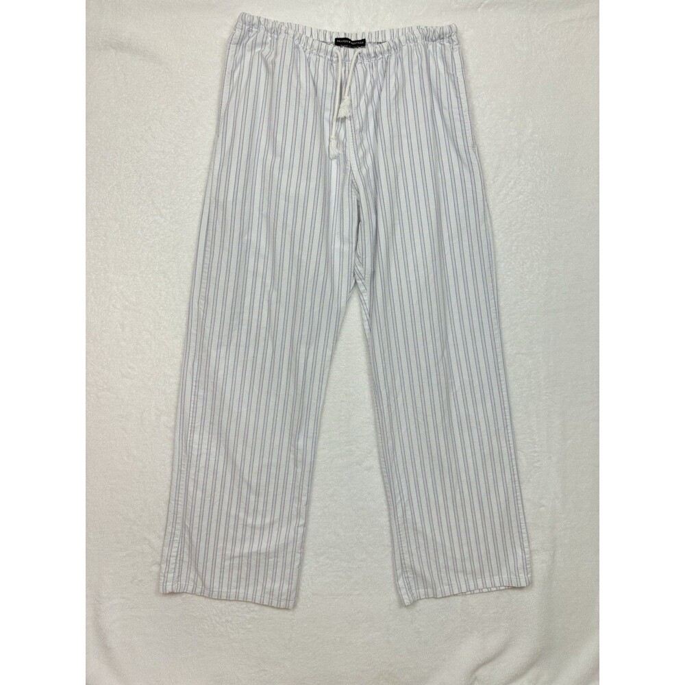 Brandy Melville Blue, White And Red Striped Pants Cotton Measurements In Pics